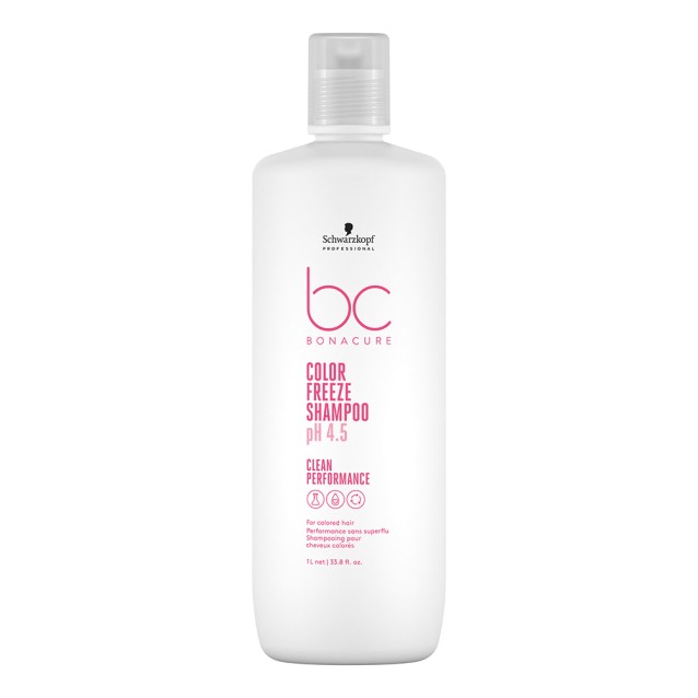 Schwarzkopf Professional BC Bonacure Σαμπουάν Color Freeze για βαμμένα μαλλιά 1000ml