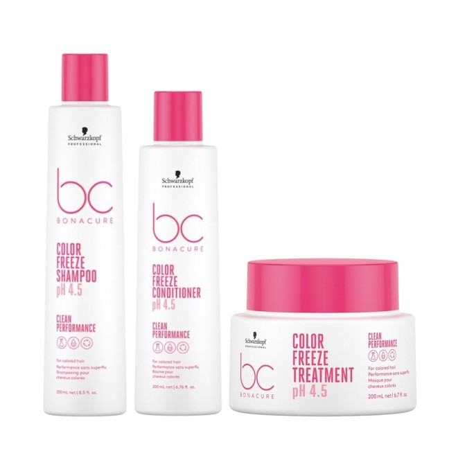 Schwarzkopf Professional BC Bonacure Color Freeze  Σετ  ( Σαμπουάν 250ml, Conditioner 200ml , Μάσκα 20ml)