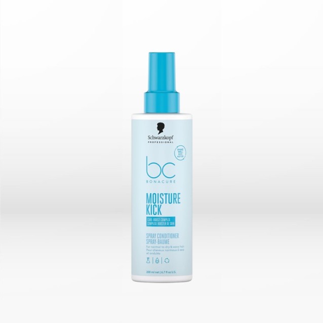 Schwarzkopf Professional BC Bonacure Ενυδατικό Spray Conditioner Moisture Kick για εύθραυστα, ξηρά, σγουρά ή με υφή μαλλιά 200ml