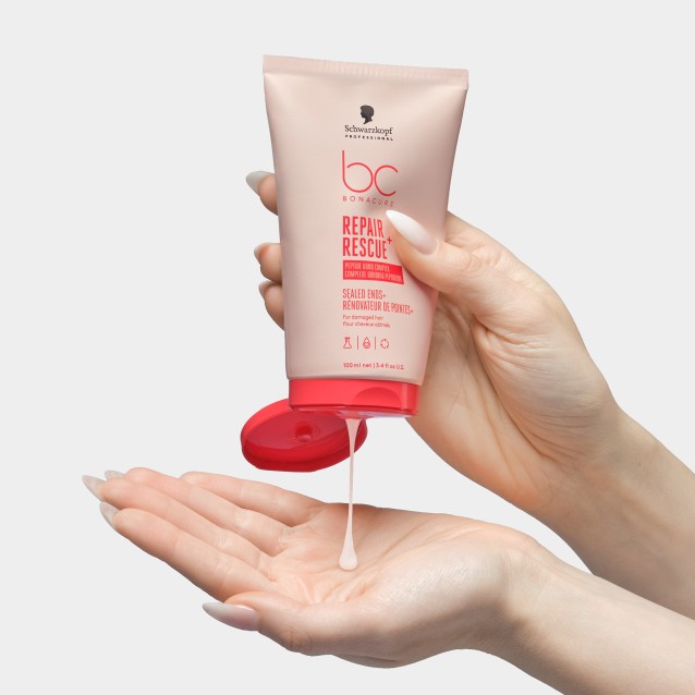 Schwarzkopf Professional BC Bonacure Κρέμα - Σέρουμ Εντατικής Περιποίησης Repair Rescue Sealed Ends+ Για Ταλαιπωρημένα Μαλλιά 100ml