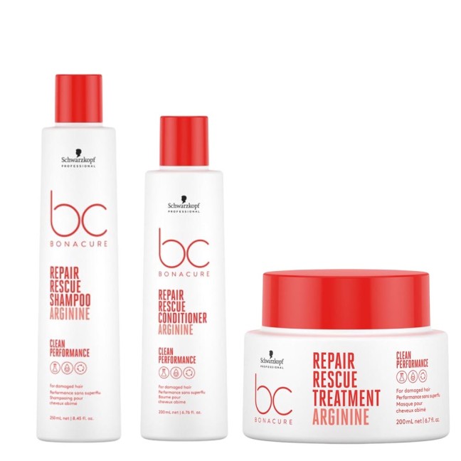 Schwarzkopf Professional BC Bonacure Repair Rescue (Σαμπουάν 250ml, Conditioner 200ml, Μάσκα 200ml)