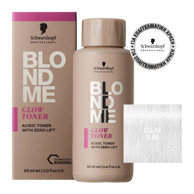 Schwarzkopf Professional BLONDME  Glow Toners Clear 0-00 60ml
