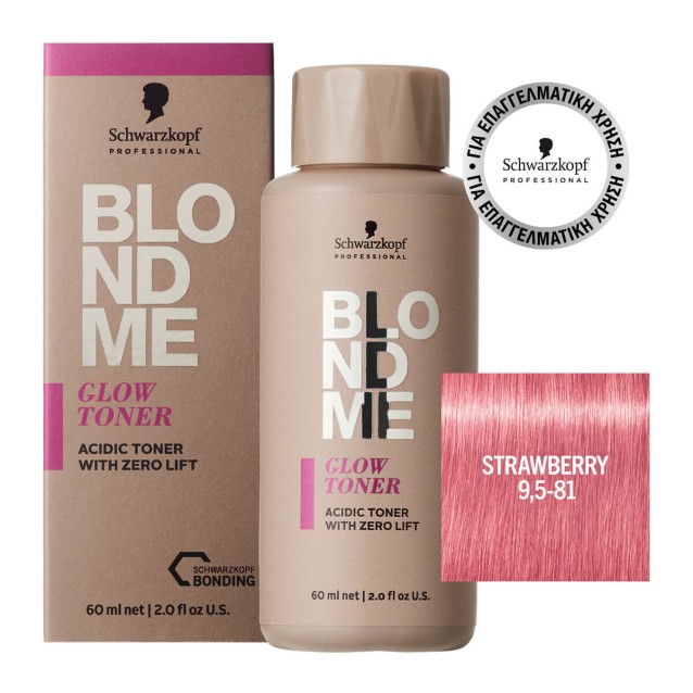 Schwarzkopf Professional BLONDME Glow Toner 9.5-81 Strawberry 60ml
