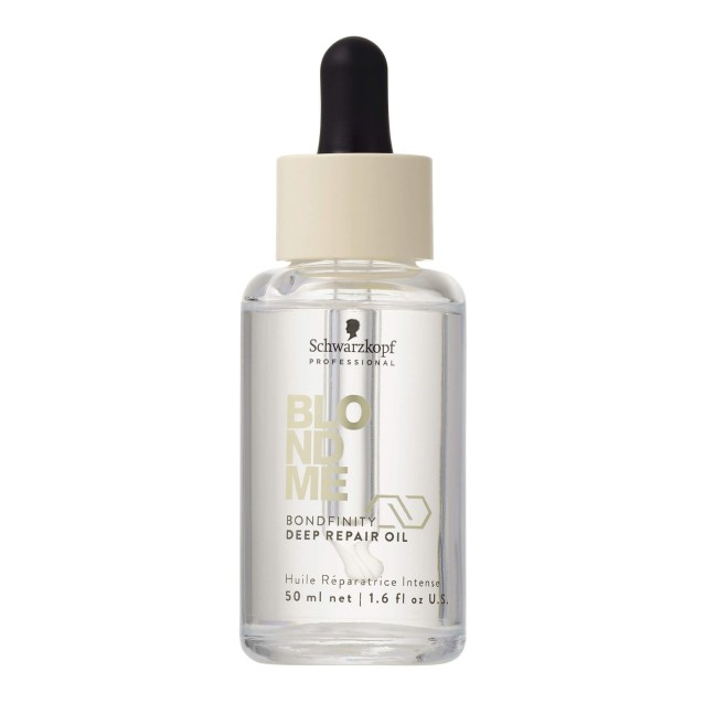 BLONDME Bondfinity Deep Repair Oil λείανσης και θρέψης για ξανθά και ξανοιγμένα μαλλιά 50ml