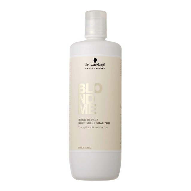 BLONDME Bond Repair Nourishing Shampoo θρέψης και ενδυνάμωσης για ξανθά και ξανοιγμένα μαλλιά 1000ml BLONDME Bond Repair Nourishing Shampoo θρέψης και ενδυνάμωσης για ξανθά και ξανοιγμένα μαλλιά 1000ml