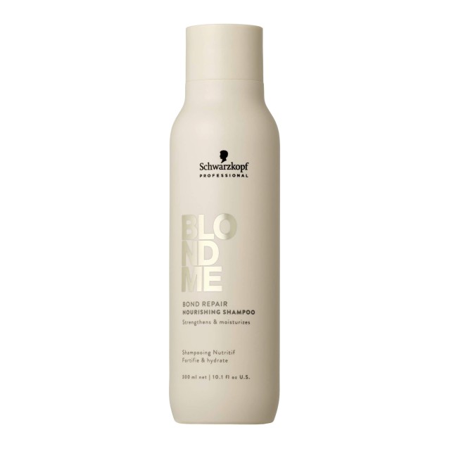 BLONDME Bond Repair Nourishing Shampoo θρέψης και ενδυνάμωσης για ξανθά και ξανοιγμένα μαλλιά 300ml BLONDME Bond Repair Nourishing Shampoo θρέψης και ενδυνάμωσης για ξανθά και ξανοιγμένα μαλλιά 300ml