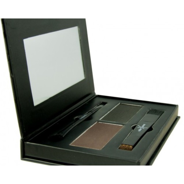 Σκιές Κάλυψης Λευκών Color X Press Σκούρο Καστανό-Μαύρο 2*4gr