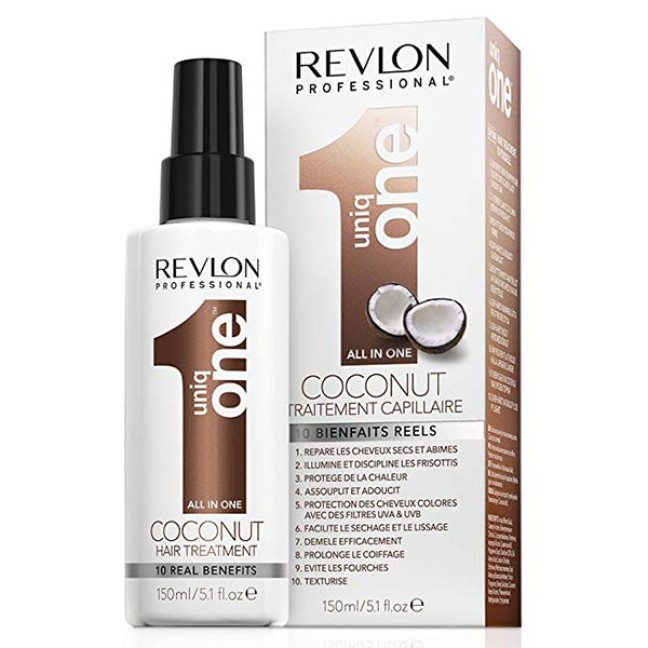 Revlon Professional Uniq One All in One Hair Θεραπεία Leave-In σε Σπρέυ, με 10 πραγματικά Οφέλη, άρωμα Καρύδας 150ml