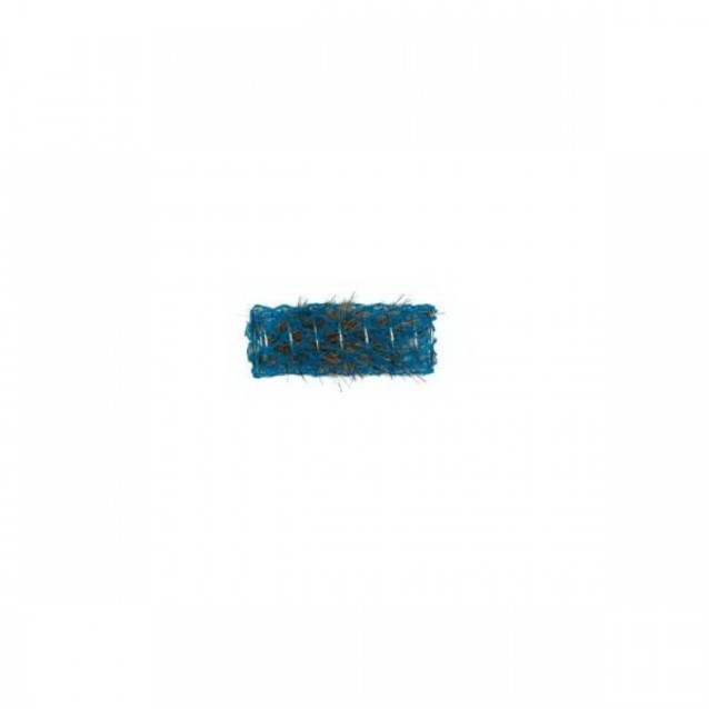 Ρολά με τρίχα μικρά μπλε 12τμχ 22mm 