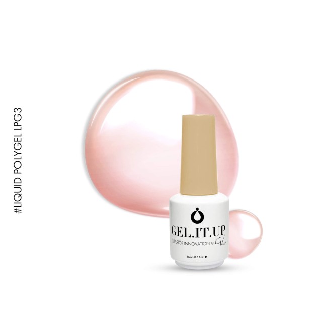 GEL.IT.UP Liquid Polygel Nude LPG3 15ml GEL.IT.UP Liquid Polygel Nude LPG3 15ml
