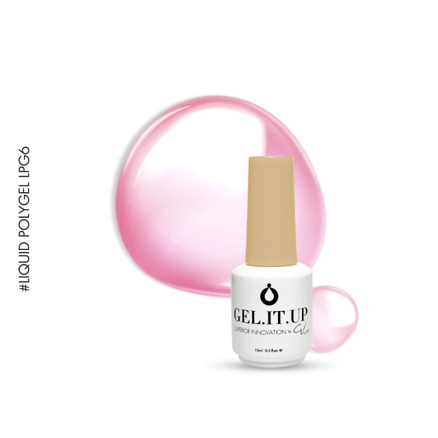 GEL.IT.UP Liquid Polygel Bubblegum LPG6 15ml GEL.IT.UP Liquid Polygel Bubblegum LPG6 15ml