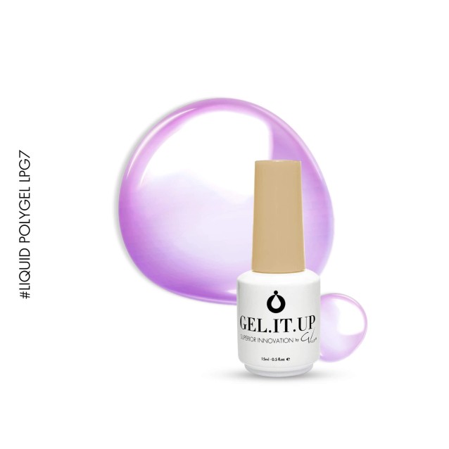 GEL.IT.UP Liquid Polygel Purple LPG7 15ml GEL.IT.UP Liquid Polygel Purple LPG7 15ml