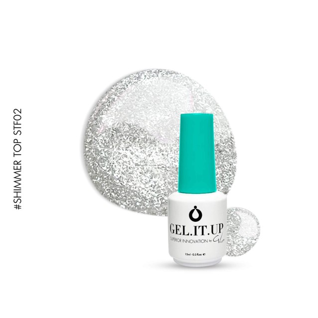 GEL.IT.UP Shimmer Top Coat 02 STF02 15ml GEL.IT.UP Shimmer Top Coat 02 STF02 15ml