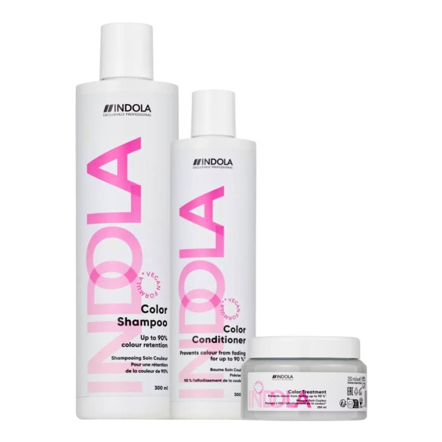 Indola Color Σετ (Σαμπουάν 300ml, Conditioner 300ml, Μάσκα 250ml)