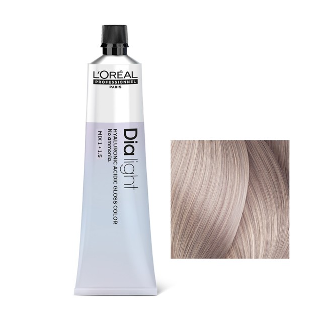 L'Oreal Professionnel Dia Light Ημιμόνιμη Βαφή Μαλλιών 10.21 Εξαιρετικά Ανοιχτό Ιριδίζον Σαντρέ Ξανθό Milkshake 60ML