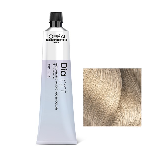 L'Oreal Professionnel Dia Light Ημιμόνιμη Βαφή Μαλλιών 10.01 Εξαιρετικά Ανοιχτό Φυσικό Σαντρέ Ξανθό Milkshake 60ML