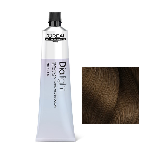 L'Oreal Professionnel Dia Light Ημιμόνιμη Βαφή Μαλλιών 7.23 Ιριδίζον Χρυσό Ξανθό 60ML