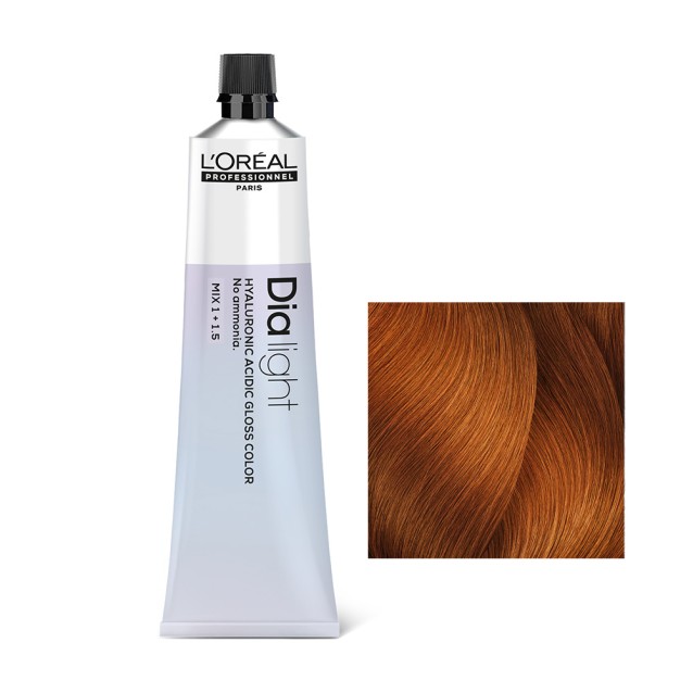 L'Oreal Professionnel Dia Light Ημιμόνιμη Βαφή Μαλλιών 8.43 Ανοιχτό Χάλκινο Χρυσό Ξανθό 60ML