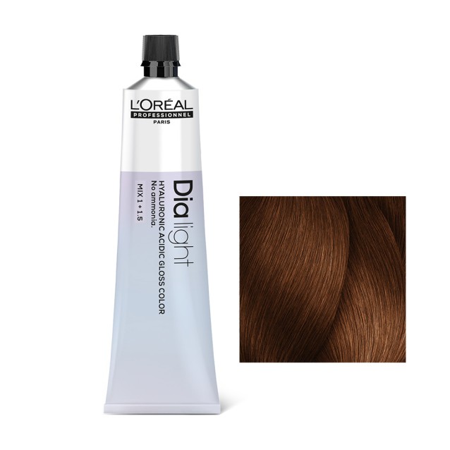 L'Oreal Professionnel Dia Light Ημιμόνιμη Βαφή Μαλλιών 6.45 Σκούρο Χάλκινο Μαονί Ξανθό 60ML