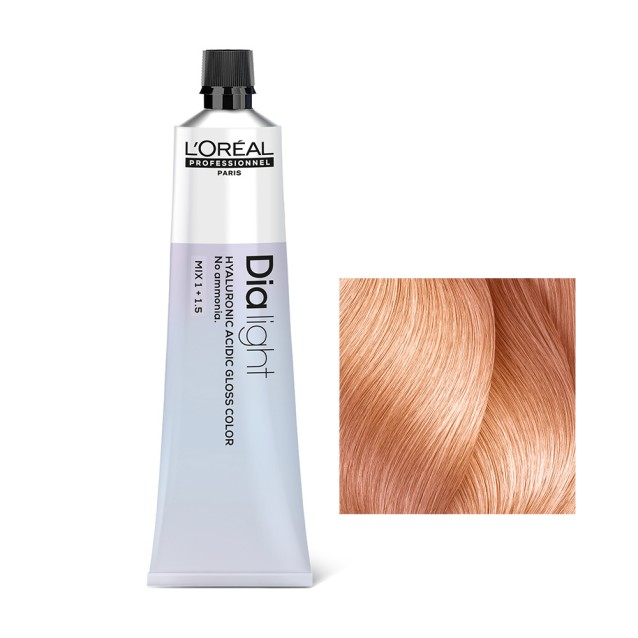 L'Oreal Professionnel Dia Light Ημιμόνιμη Βαφή Μαλλιών 10.24 Εξαιρετικά Ανοιχτό Ιριδίζον Χάλκινο Ξανθό 60ML