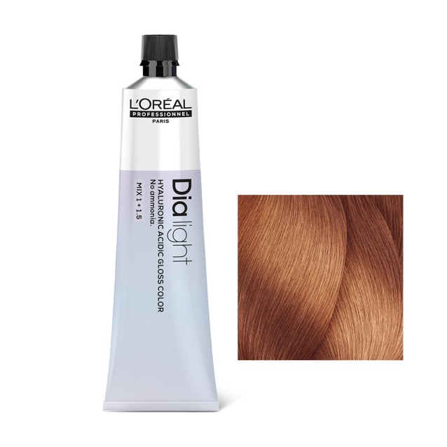 L'Oreal Professionnel Dia Light Ημιμόνιμη Βαφή Μαλλιών 8.24 Ιριδίζον Χάλκινο Ξανθό 60ML