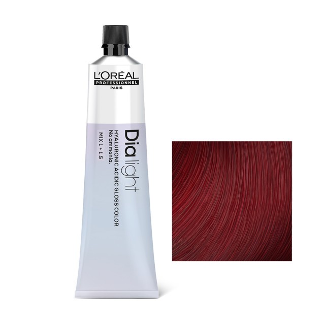 L'Oreal Professionnel Dia Light Ημιμόνιμη Βαφή Μαλλιών 6.64 Σκούρο Κόκκινο Χάλκινο Ξανθό 60ML