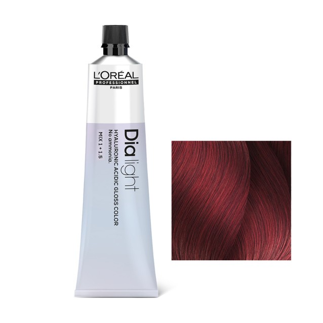 L'Oreal Professionnel Dia Light Ημιμόνιμη Βαφή Μαλλιών 6.66 Σκούρο Έντονο Κόκκινο Ξανθό 60ML