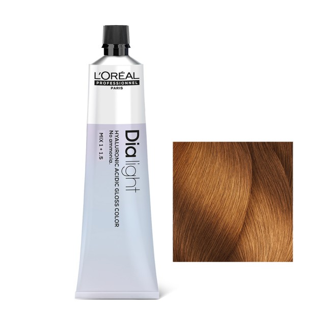 L'Oreal Professionnel Dia Light Ημιμόνιμη Βαφή Μαλλιών 8.34 Ανοιχτό Χρυσό Χάλκινο Ξανθό 60ML