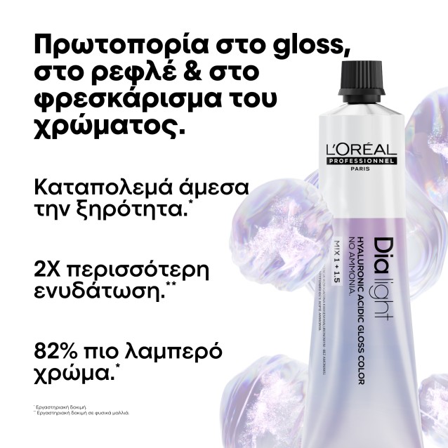 L'Oreal Professionnel Dia Light Ημιμόνιμη Βαφή Μαλλιών 7.31 Χρυσό Σαντρέ Ξανθό 60ML