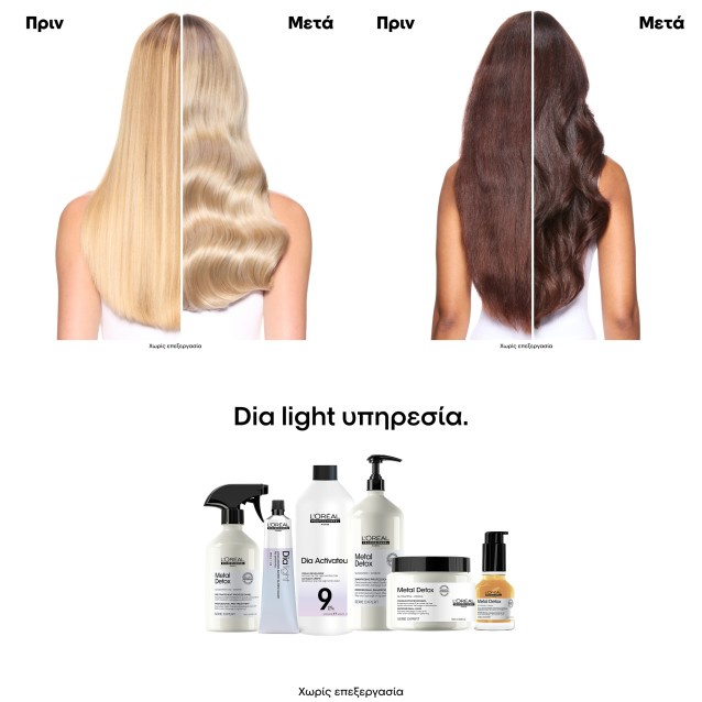 L'Oreal Professionnel Dia Light Ημιμόνιμη Βαφή Μαλλιών 7.31 Χρυσό Σαντρέ Ξανθό 60ML