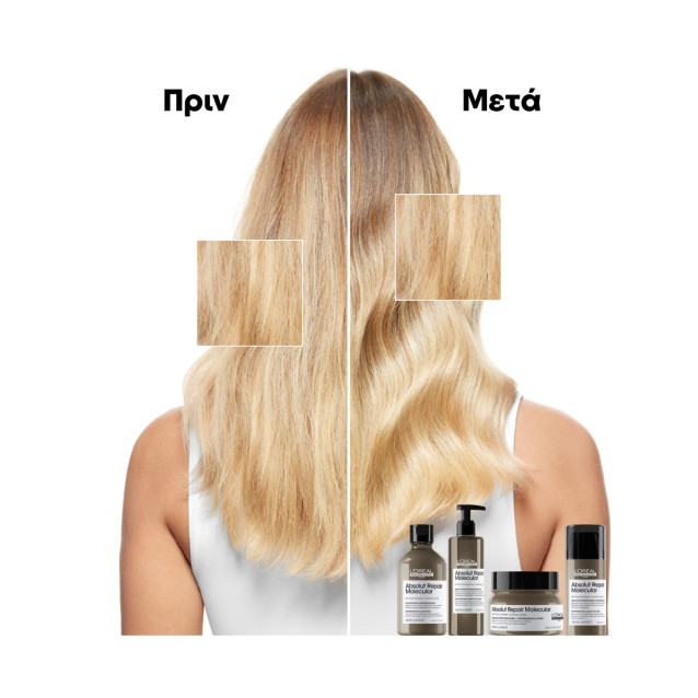 L'Oreal Professionnel Serie Expert Absolute Repair Molecular Μάσκα για Ταλαιπωρημένα Μαλλιά 500ml