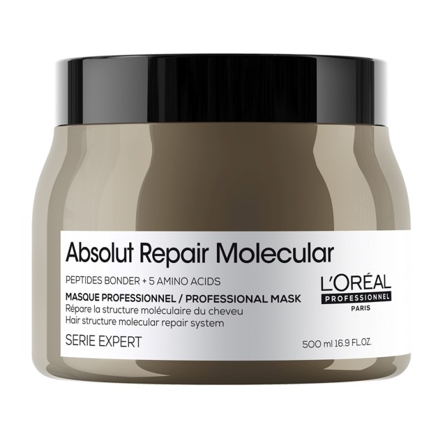 L'Oreal Professionnel Serie Expert Absolute Repair Molecular Μάσκα για Ταλαιπωρημένα Μαλλιά 500ml