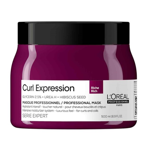 L'Oreal Professionnel Serie Expert Curl Expression Rich Μάσκα για βαθιά ενυδάτωση 500ml
