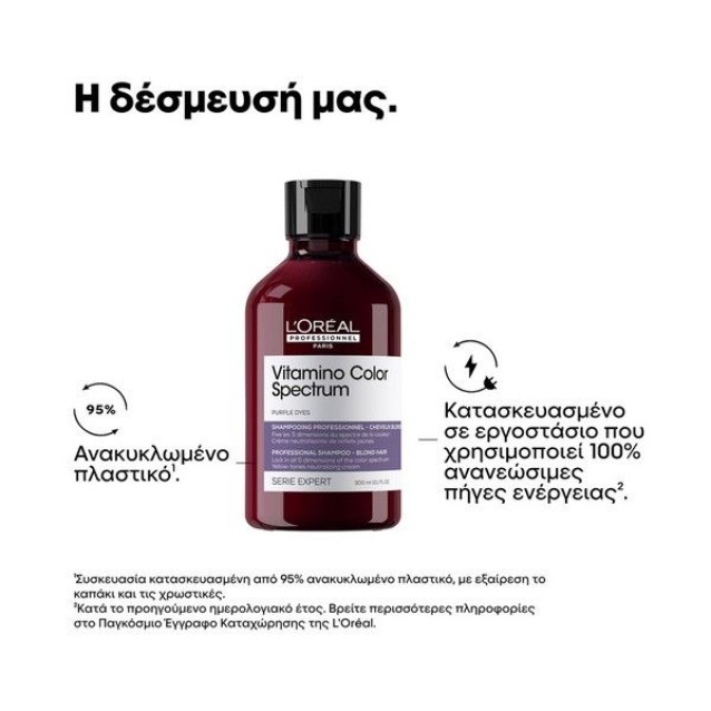 L'Oreal Professionnel Serie Expert Vitamino Color Spectrum Purple Σαμπουάν Για Βαμμένα Μαλλιά 300ml