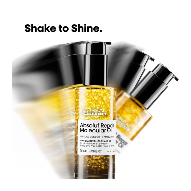 L’Oréal Professionnel Serie Expert Absolut Repair Molecular Oil Για Ταλαιπωρημένα Μαλλιά 90ml