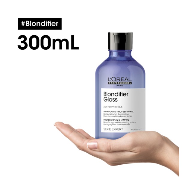 L'Oreal Professionnel Serie Expert Blondifier Gloss Σαμπουάν Για Ξανθά Μαλλιά 300ml