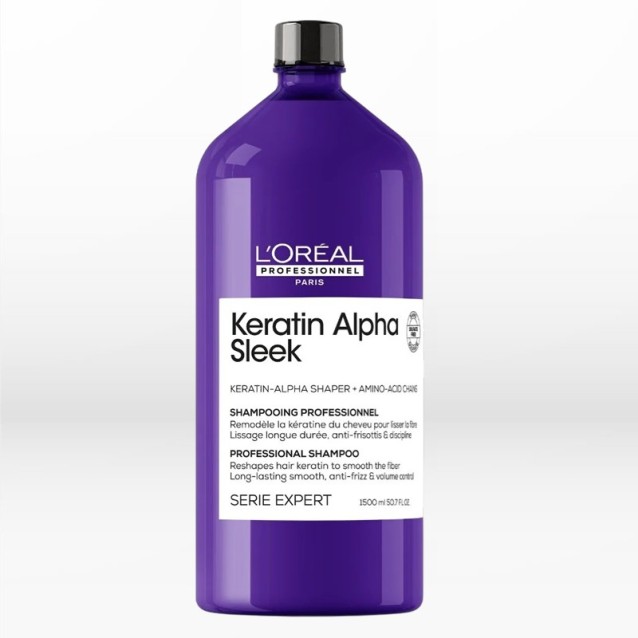 L'Oreal Professionnel Serie Expert Keratin Alpha Sleek Professional Shampoo για Λείανση 1500ml L'Oreal Professionnel Serie Expert Keratin Alpha Sleek Professional Shampoo για Λείανση 1500ml