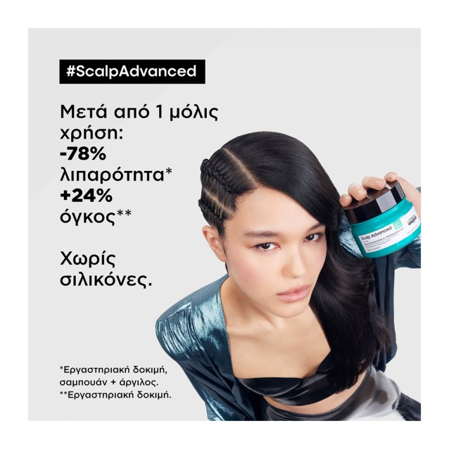 L'Oreal Professionnel Serie Expert Scalp Anti-Oily Άργιλος Κατά της Λιπαρότητας 250ml