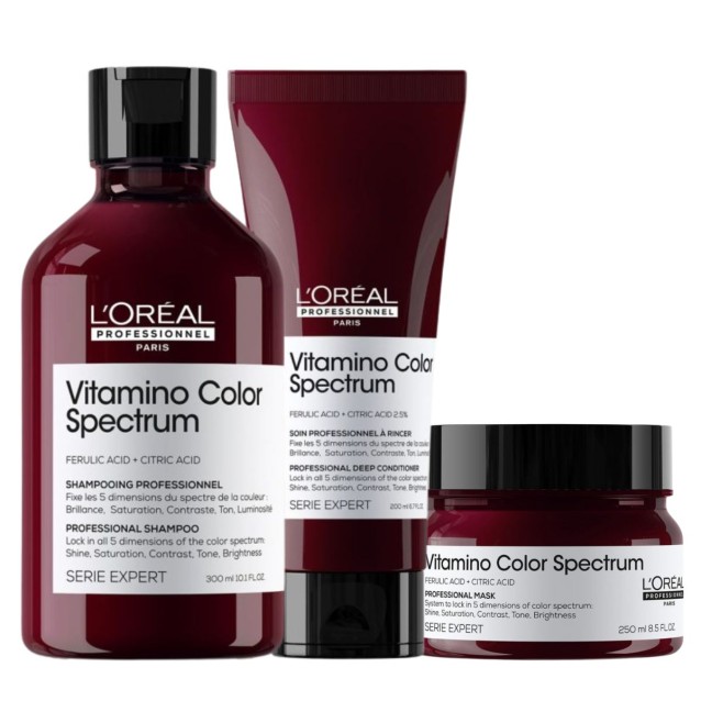 L’Oréal Professionnel Serie Expert Vitamino Color Spectrum Set (Σαμπουάν 300ml, Conditioner 200ml, Mάσκα 250ml)