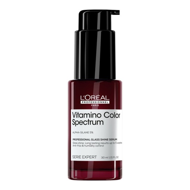 L’Oréal Professionnel Serie Expert Vitamino Color Spectrum Glass Shine Serum Συμπυκνωμένος Ορός για Προστασία & Έντονη Λάμψη 30ml
