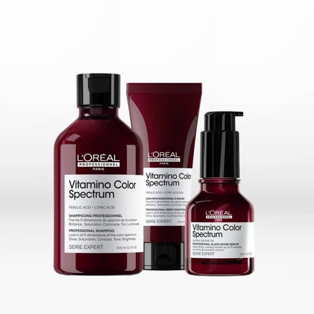 L΄Oreal Professionnel Σετ Περιποίησης Μαλλιών Vitamino Color Spectrum Meteora Limited Edition Shampoo 300ml, Conditioner 200ml, Serum 50ml L΄Oreal Professionnel Σετ Περιποίησης Μαλλιών Vitamino Color Spectrum Meteora Limited Edition Shampoo 300ml, Conditioner 200ml, Serum 50ml