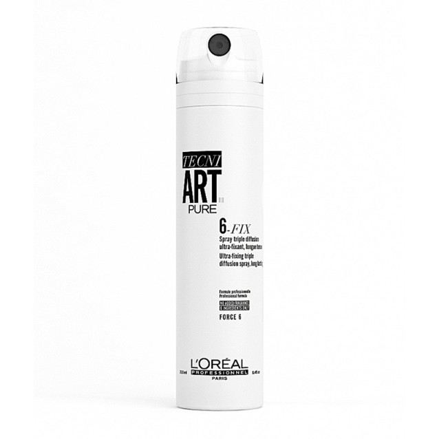 L'Oreal Professionnel Tecni Art 6-Fix Pure Spray Λάκ Μαλλιών 250ml