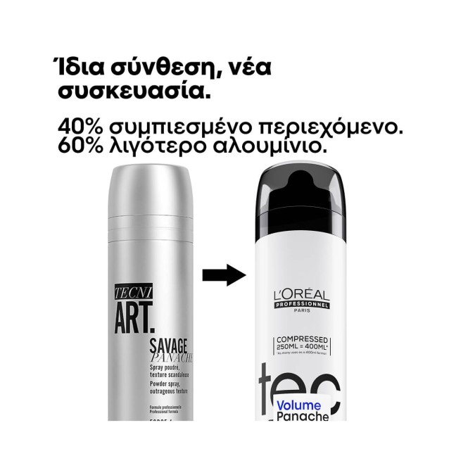L'Oreal Professionnel Tecni Art VOLUME PANACHE Σπρέι με πούδρα για όγκο και υφή 250ml