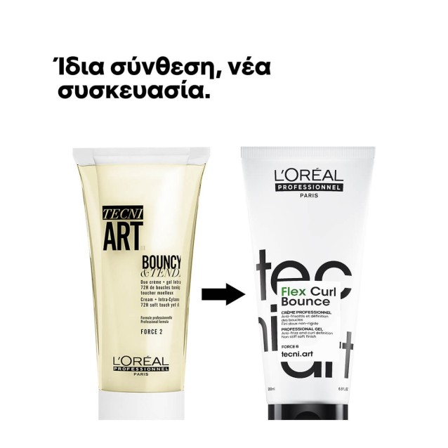 L'Oreal Professionnel Tecni Art FLEX CURL BOUNCE Κρέμα & Gel για διαμόρφωση στις μπούκλες 200 ml