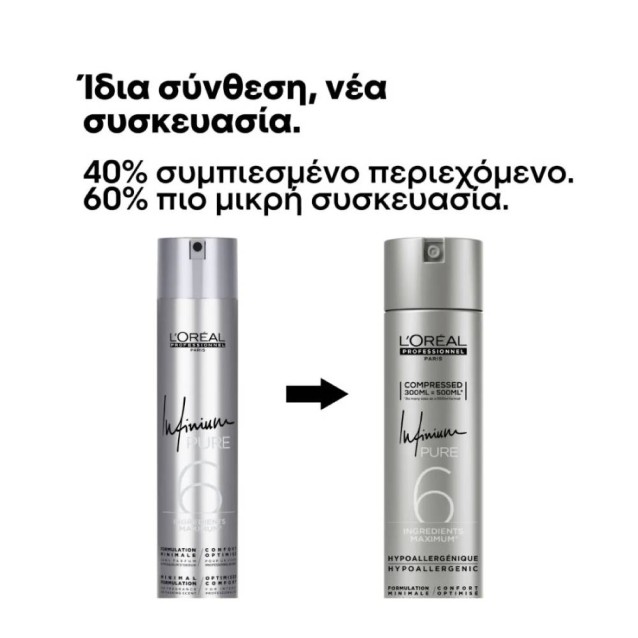 L'Oréal Professionnel Infinium Extra Strong Λακ Μαλλιών για Πολύ Δυνατό Κράτημα 300ml