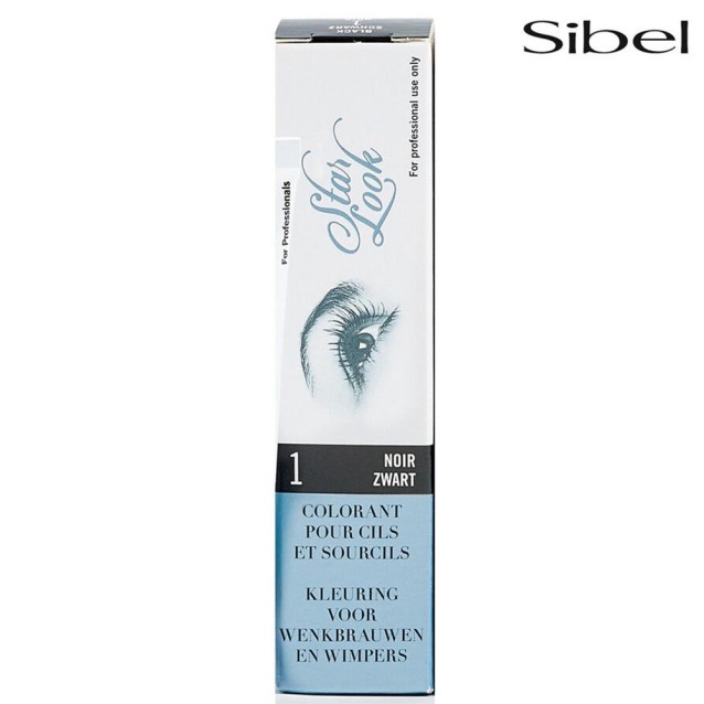 Sibel Star Look Βαφή Βλεφαρίδων Νο 1 Σε Χρώμα Μαύρο 15ml