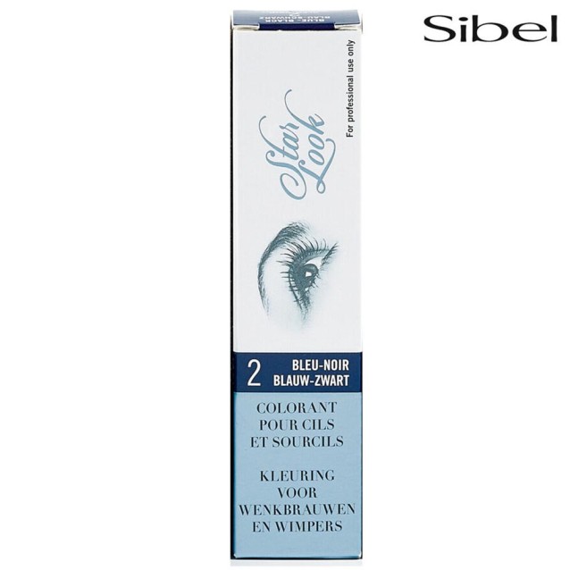 Sibel Star Look Βαφή Βλεφαρίδων Νο 2 Σε Χρώμα Μαύρο - Μπλε 15ml