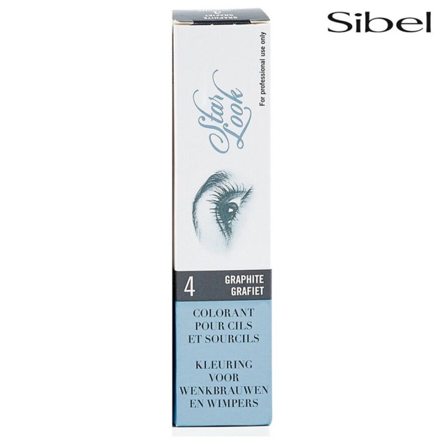 Sibel Star Look Βαφή Βλεφαρίδων Νο 4 Σε Χρώμα Γραφίτη 15ml