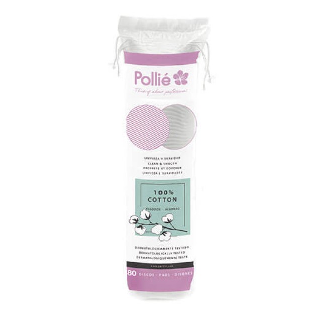 Pollie Δίσκοι Ντεμακιγιάζ 80 Τεμάχια 07118 Pollie Δίσκοι Ντεμακιγιάζ 80 Τεμάχια 07118