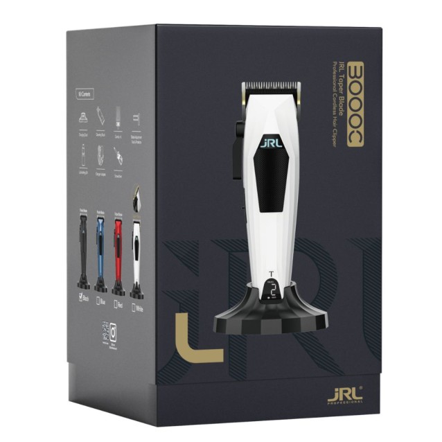 JRL 3000C Επαγγελματική Επαναφορτιζόμενη Κουρευτική Μηχανή Λευκή